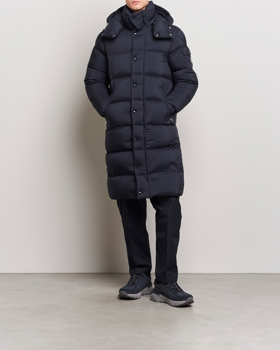 Herre | Jakker | Moncler | Hanoverian Long Down Parka Navy