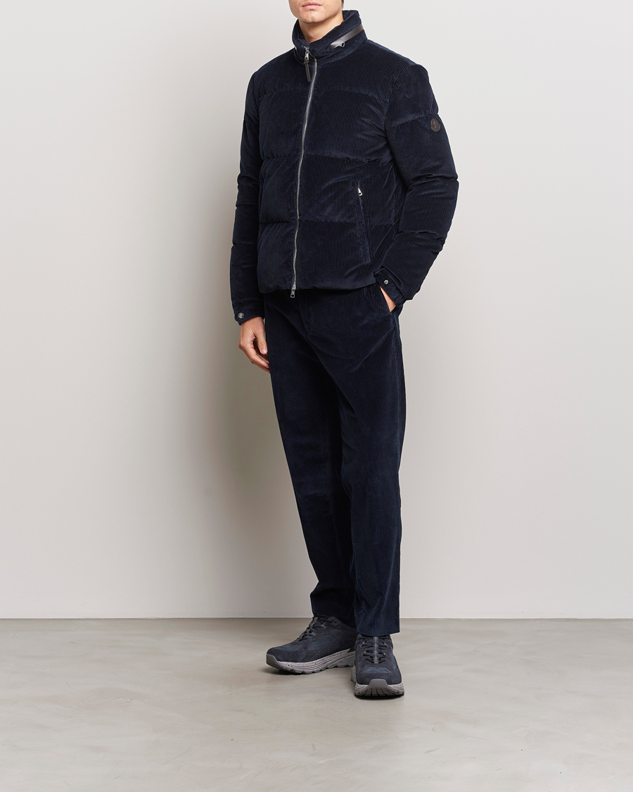 Herre | Bukser | Moncler | Corduroy Pants Navy