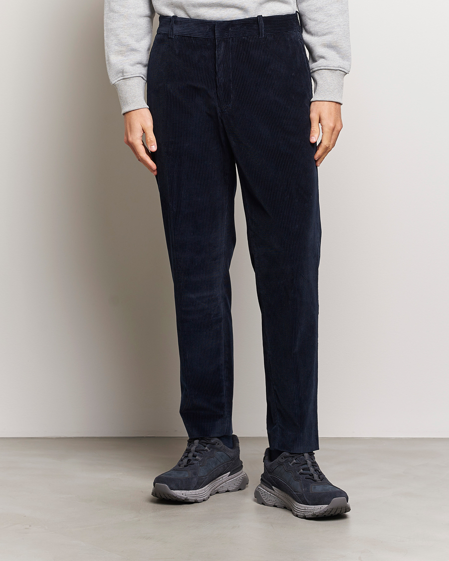Herre | Bukser | Moncler | Corduroy Pants Navy