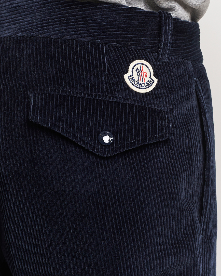 Herre | Bukser | Moncler | Corduroy Pants Navy