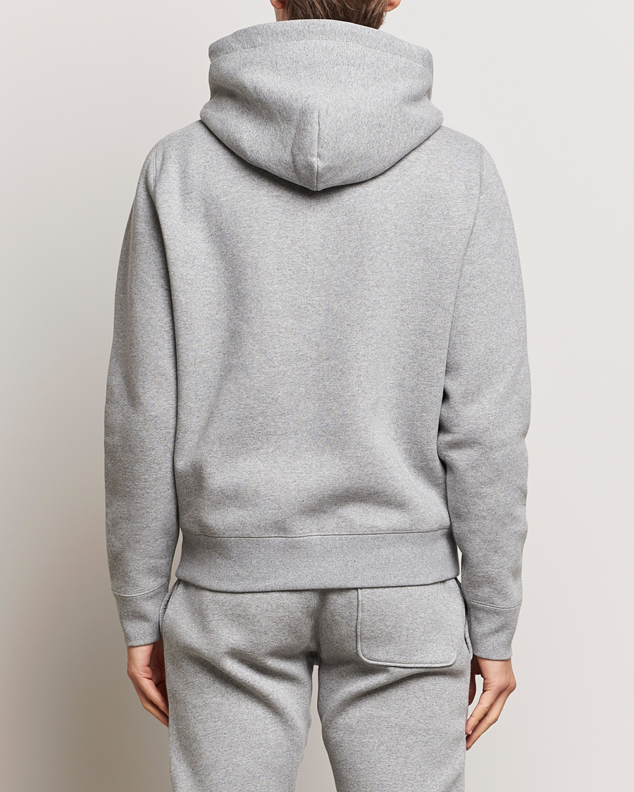 Herre | Gensere | Moncler | Patch Logo Zip Hoodie Light Grey