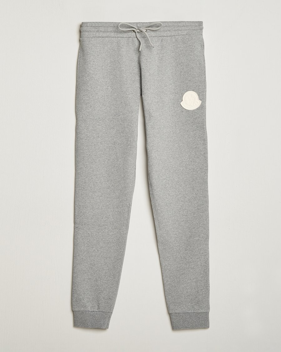 Herre | Bukser | Moncler | Patch Logo Sweatpants Light Grey