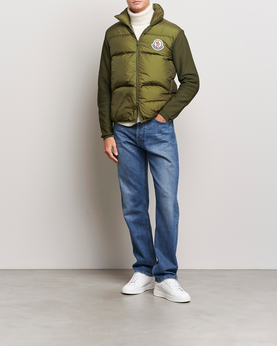 Herre | Gensere | Moncler | Hybrid Cardigan Military Green