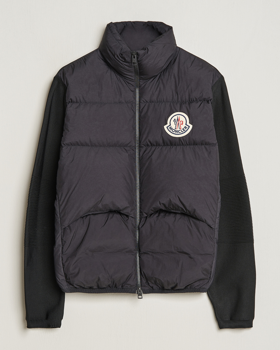 Herre | Gensere | Moncler | Hybrid Cardigan Black