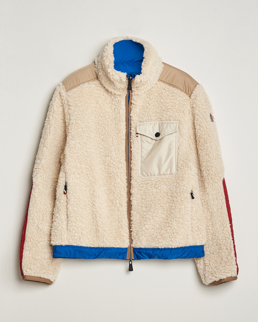 Herre | Jakker | Moncler Grenoble | Plattiers Fleece Bomber Off White