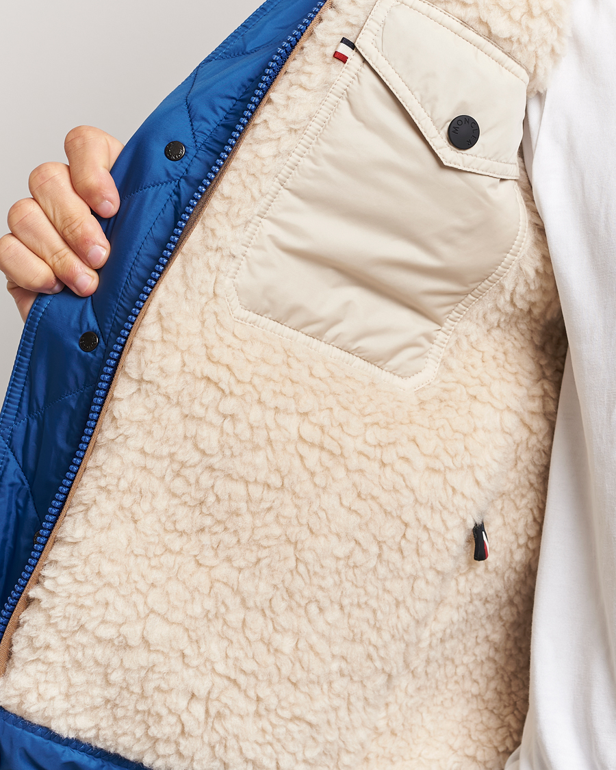 Herre | Jakker | Moncler Grenoble | Plattiers Fleece Bomber Off White