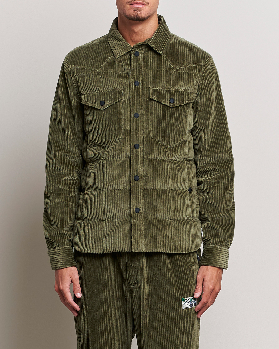 Herre | | Moncler Grenoble | Gelt Corduroy Shirt Jacket Olive