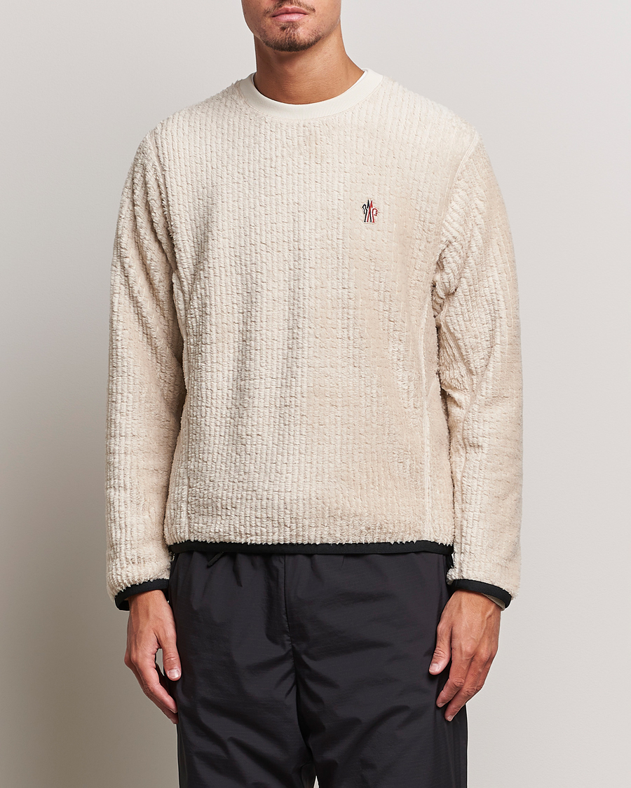 Herre | Gensere | Moncler Grenoble | Fluffy Sweatshirt White