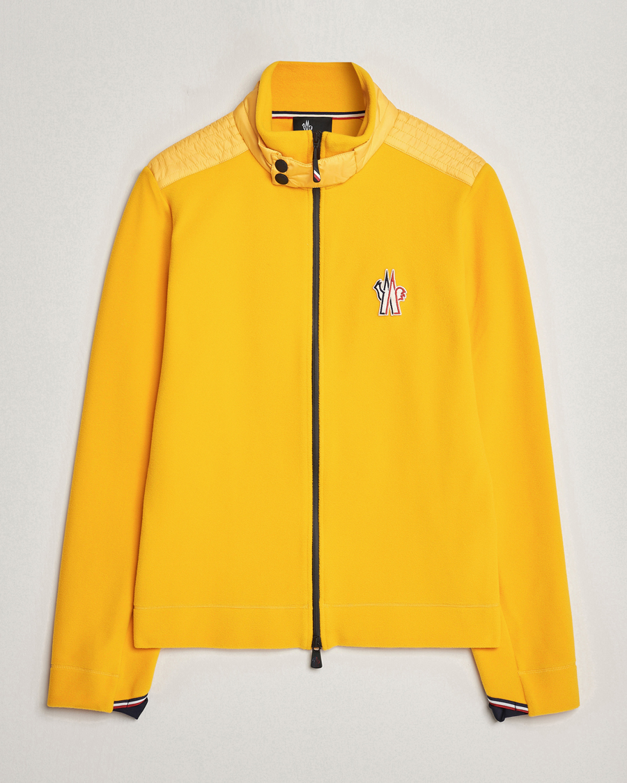 Herre | Gensere | Moncler Grenoble | Zip Cardigan Bright Yellow