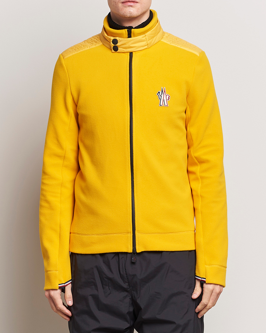 Herre | Gensere | Moncler Grenoble | Zip Cardigan Bright Yellow