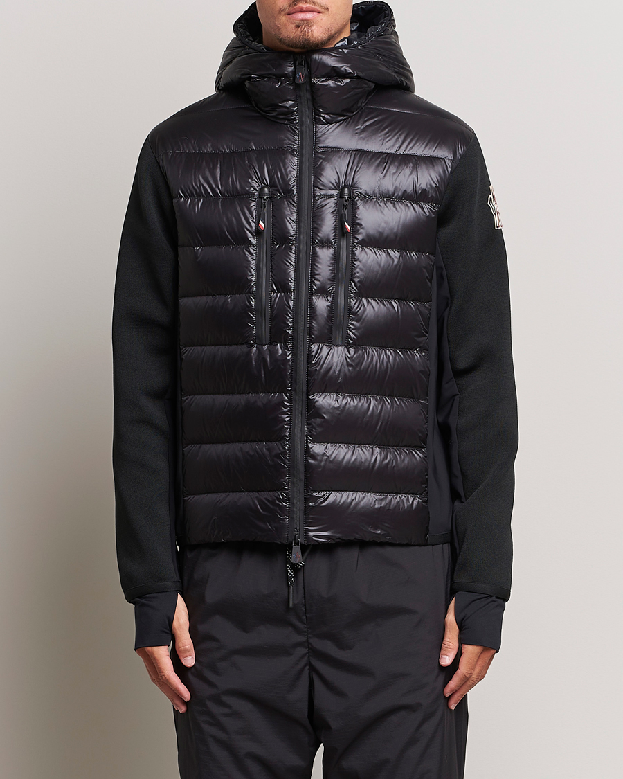 Herre | | Moncler Grenoble | Hybrid Zip Cardigan Black