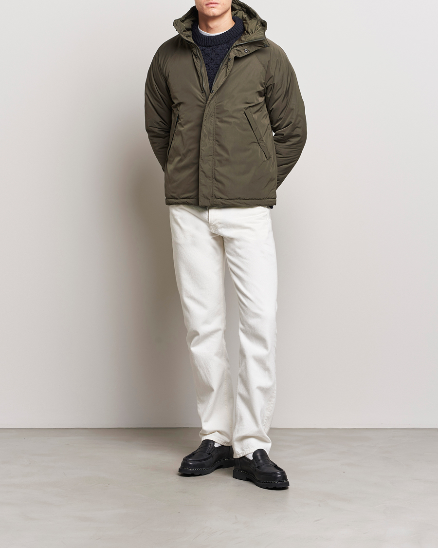 Herre | Jakker | Aspesi | Winter Moon Hooded Jacket Dark Military