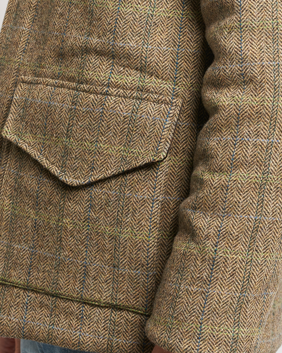 Herre | Jakker | Aspesi | Tweed Hunting Jacket Green Check