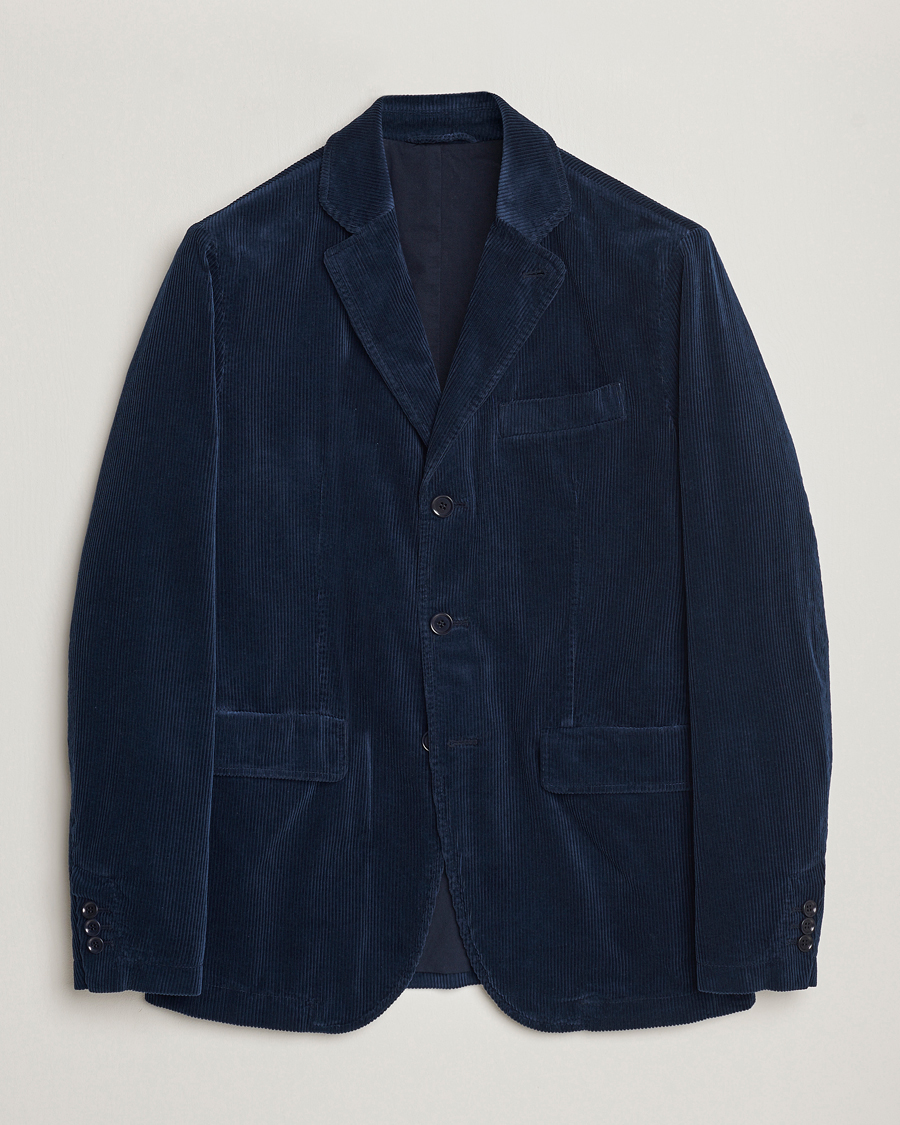 Herre | Dressjakker | Aspesi | Corduroy Blazer Navy