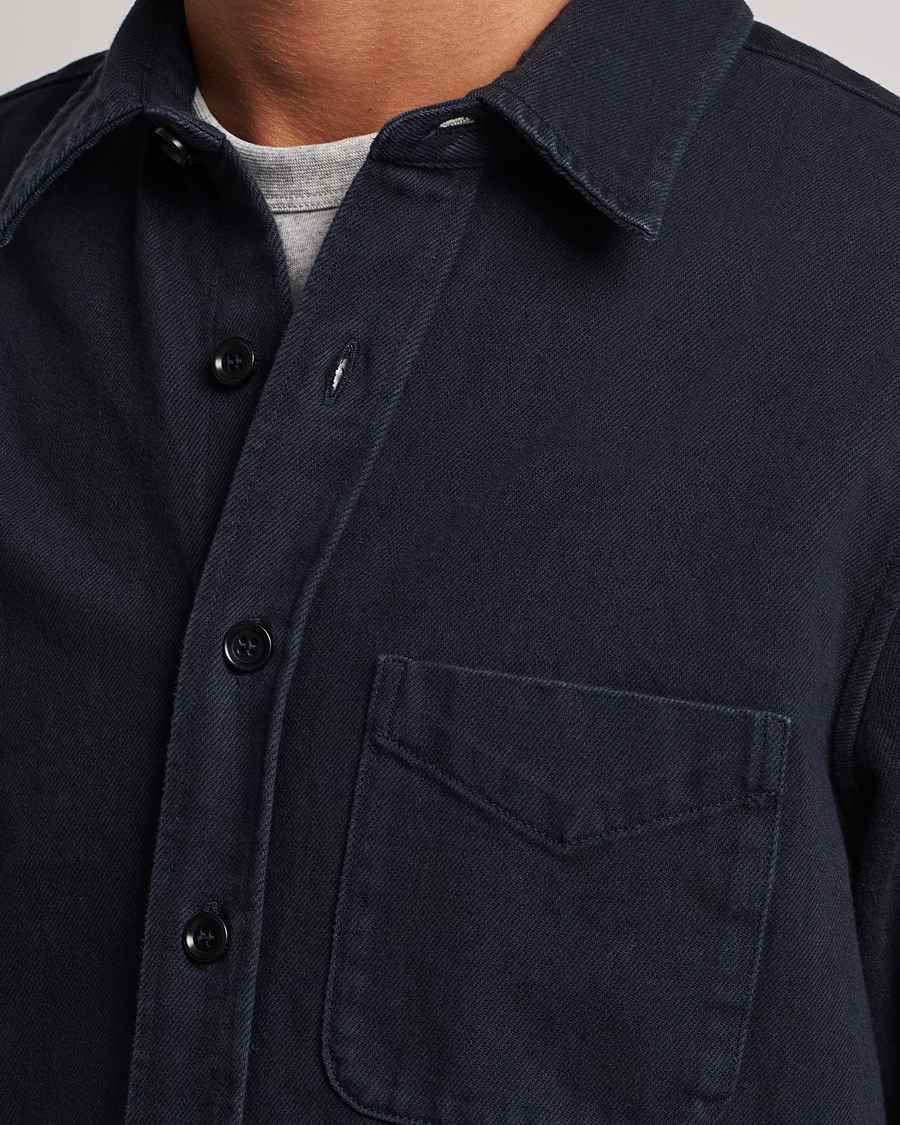 Herre | Skjorter | Aspesi | Cotton Utility Shirt Navy