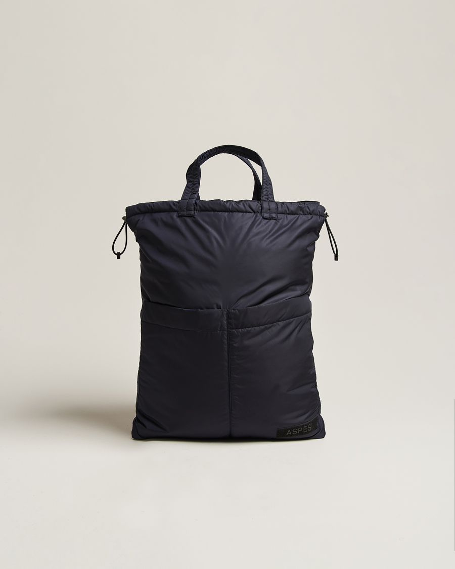 Herre | Aspesi Nylon Totebag Navy | Aspesi | Nylon Totebag Navy