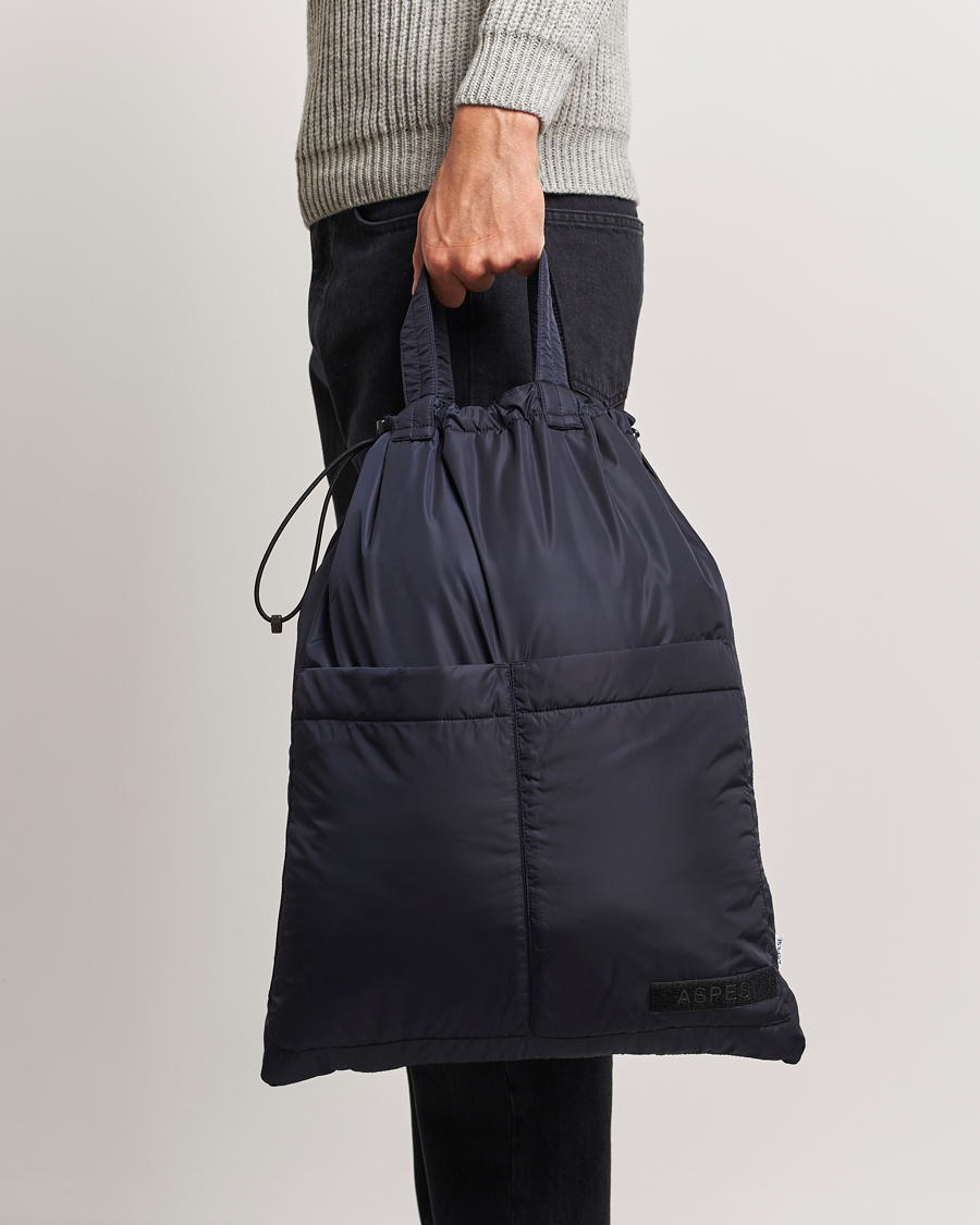 Herre | Aspesi Nylon Totebag Navy | Aspesi | Nylon Totebag Navy