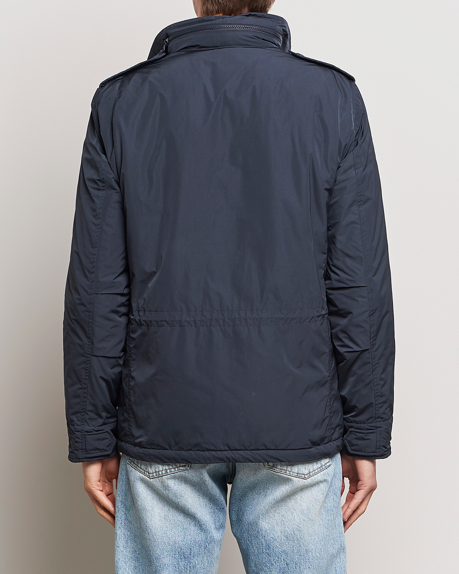 Herre | Jakker | Aspesi | Minifield Nylon Field Jacket Navy