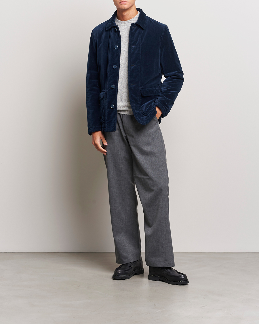 Herre | Jakker | Aspesi | Tadao Corduroy Jacket Navy