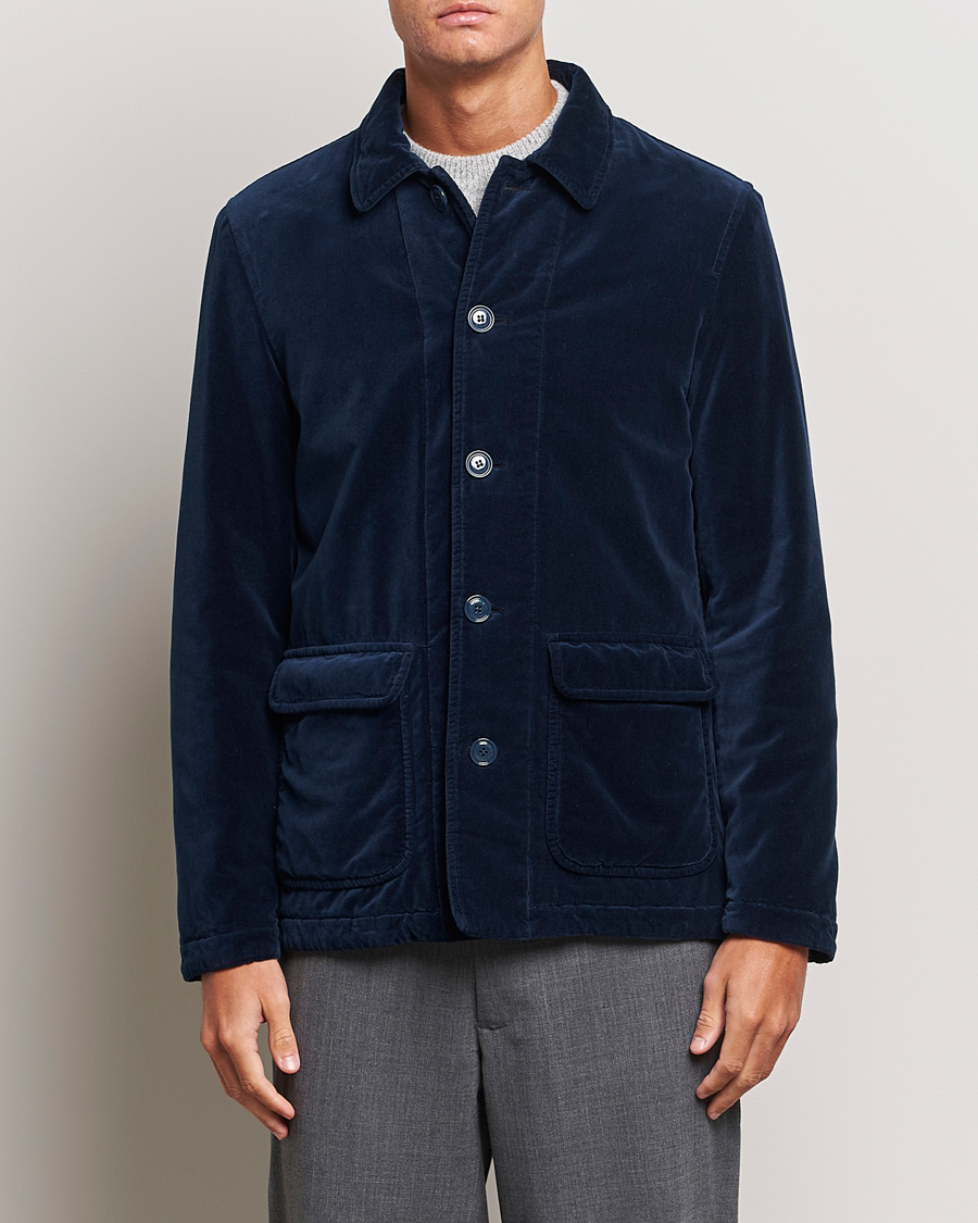 Herre |  | Aspesi | Tadao Corduroy Jacket Navy