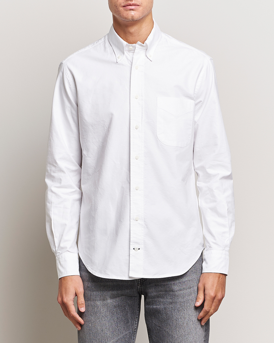 Herre | Skjorter | Gitman Vintage | Button Down Oxford Shirt White