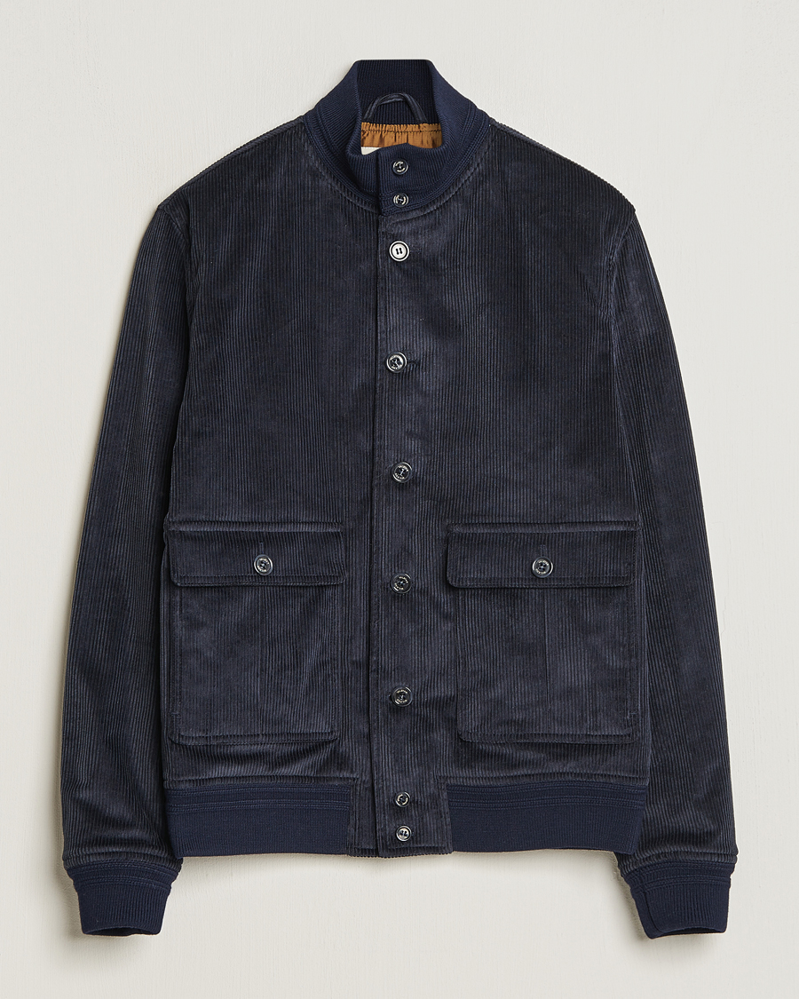 Herre | Jakker | Valstar | Corduroy Padded Valstarino Navy