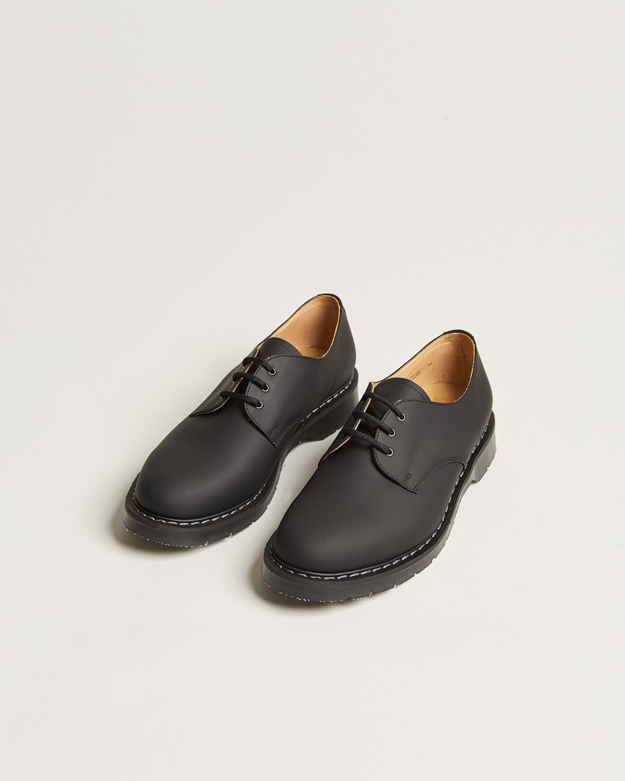 Herre |  | Solovair | 3 Eye Gibson Shoe Black Greasy