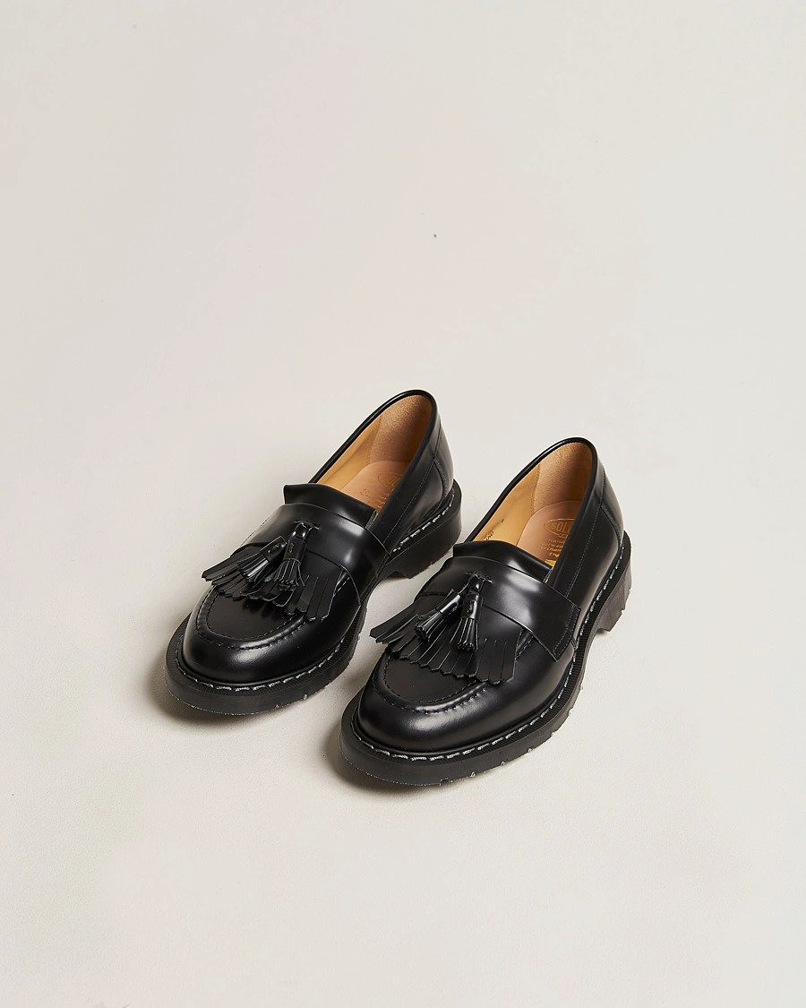 Herre | Avdelinger | Solovair | Tassel Loafer Black Shine