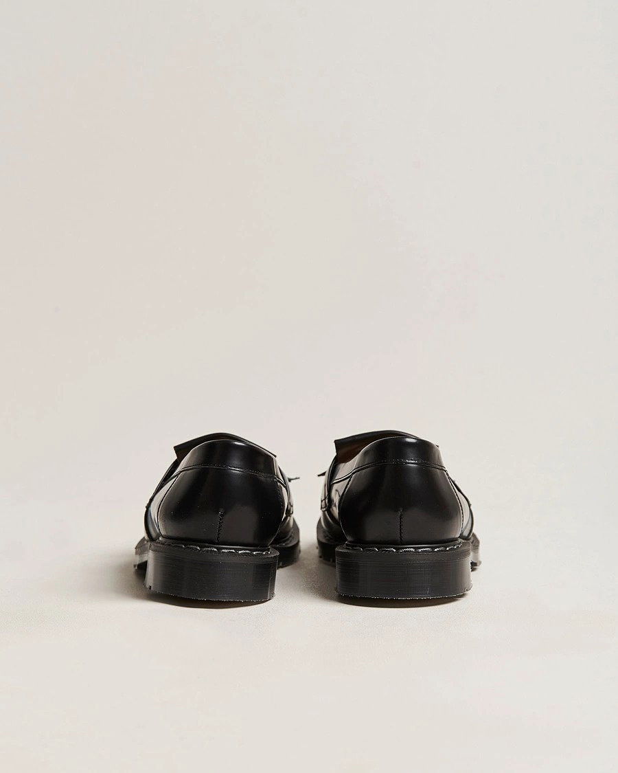 Herre | Loafers | Solovair | Tassel Loafer Black Shine