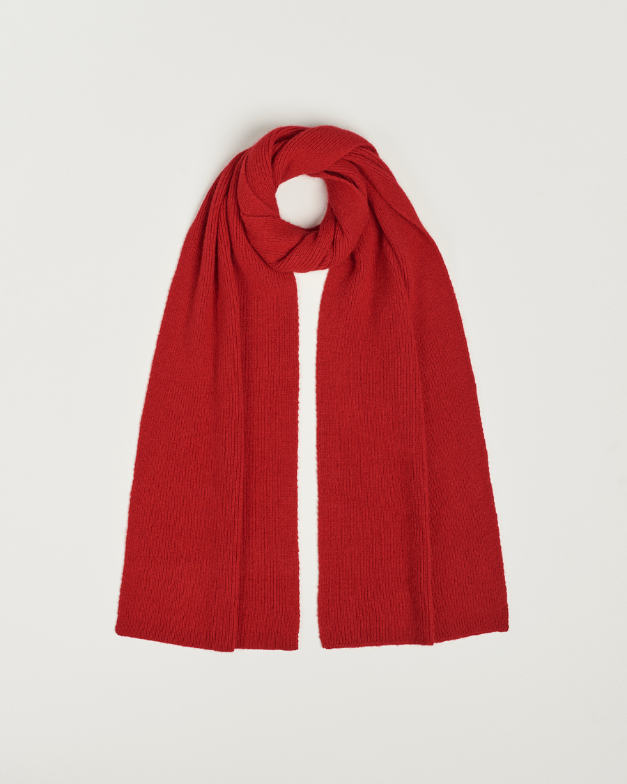 Herre | Le Bonnet Lambswool/Caregora Scarf Framboise | Le Bonnet | Lambswool/Caregora Scarf Framboise