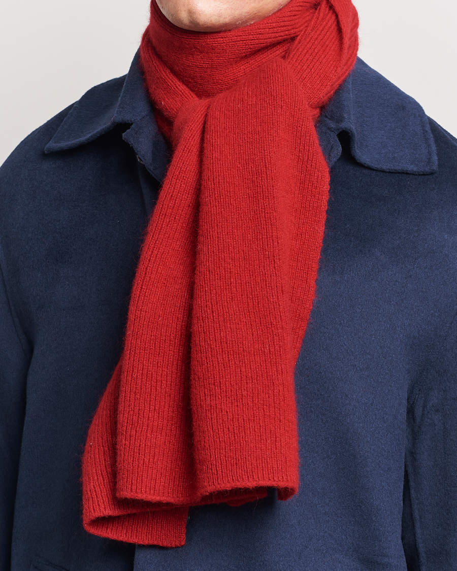 Herre | Le Bonnet Lambswool/Caregora Scarf Framboise | Le Bonnet | Lambswool/Caregora Scarf Framboise