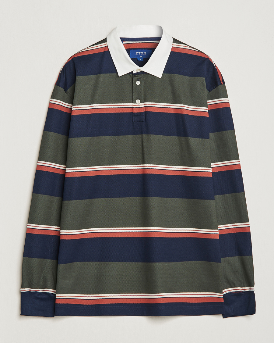 Herre | Gensere | Eton | Striped Rugby Shirt Multi