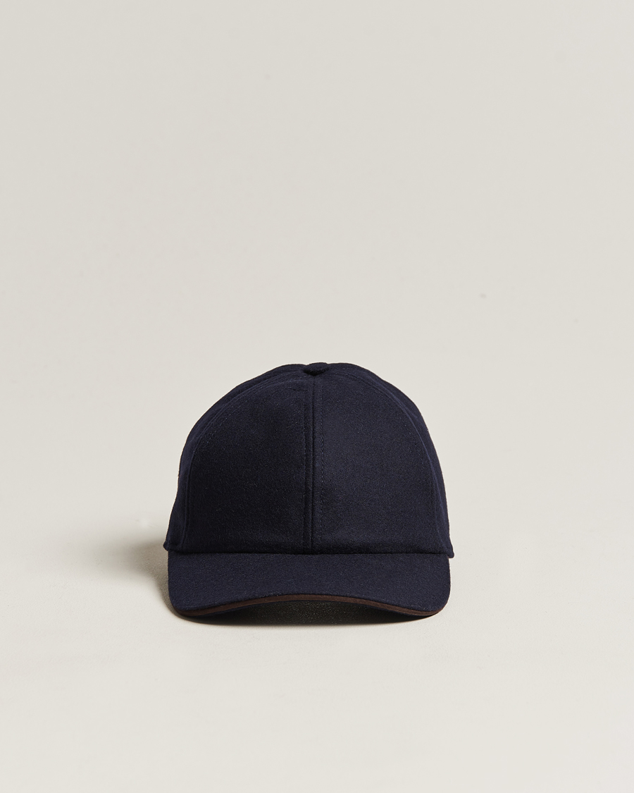 Herre | Hatter og capser | Eton | Wool Baseball Cap Navy Blue