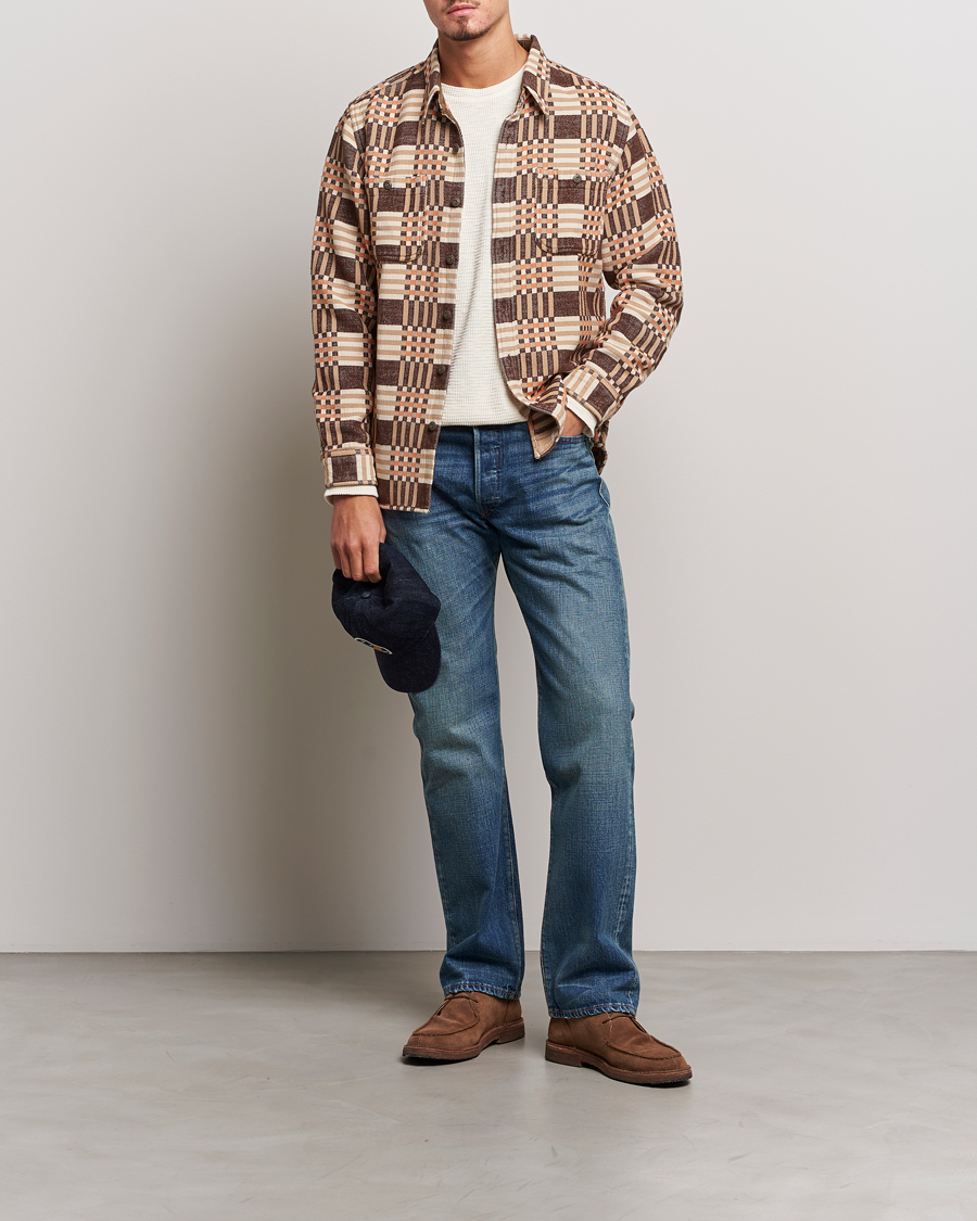 Herre | Jeans | RRL | Straight Fit 5-Pocket Denim Once Washed