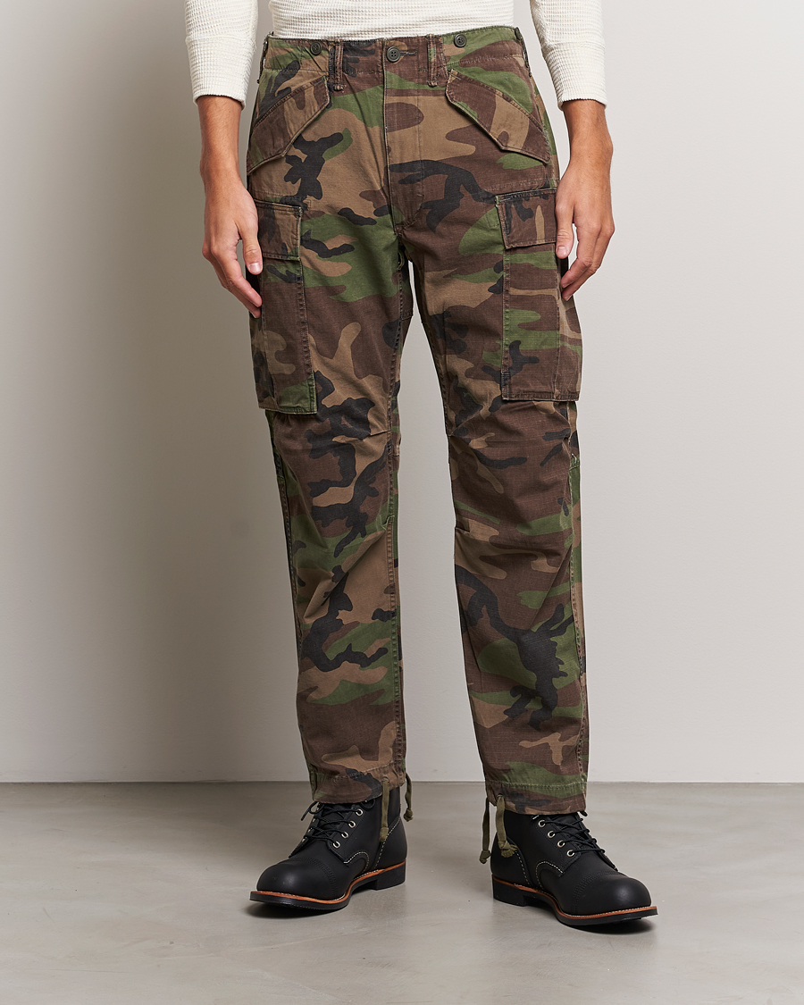 Herre | Bukser | RRL | Regiment Cargo Pants Woodland Camo