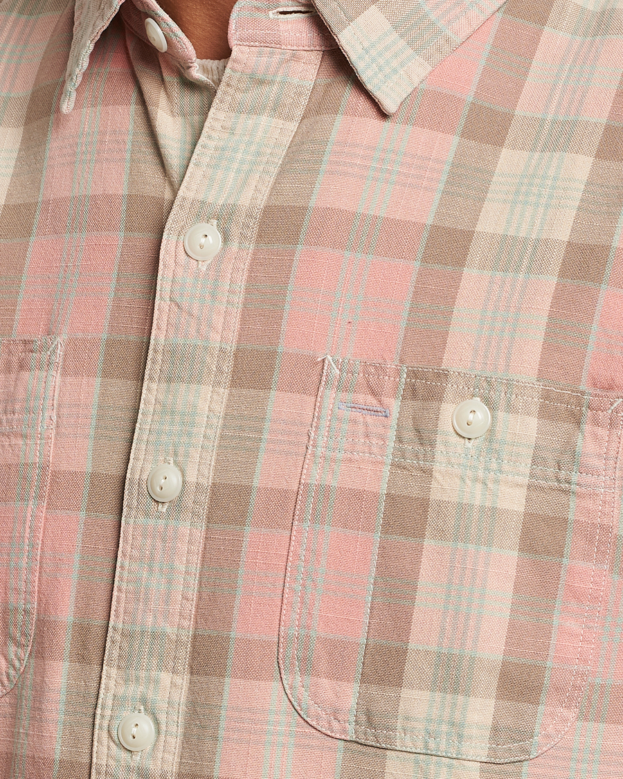Herre | Skjorter | RRL | Farrell Double Pocket Shirt Pink Multi