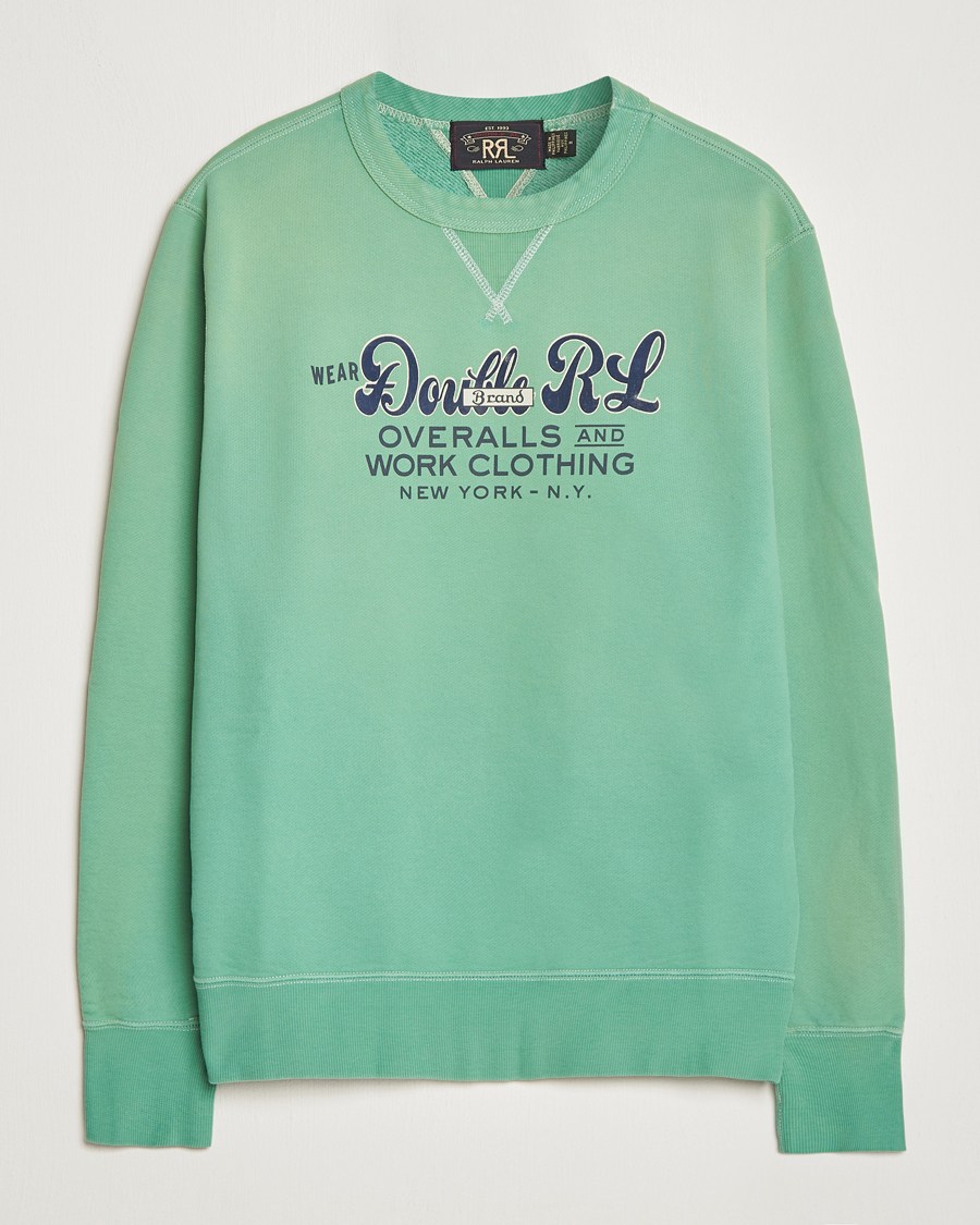 Herre | Gensere | RRL | Graphic Sweatshirt Turquoise