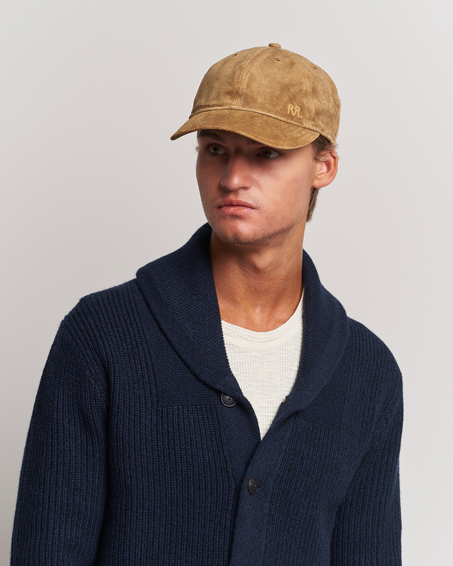 Herre | RRL Rough Out Baseball Cap Brown | RRL | Rough Out Baseball Cap Brown