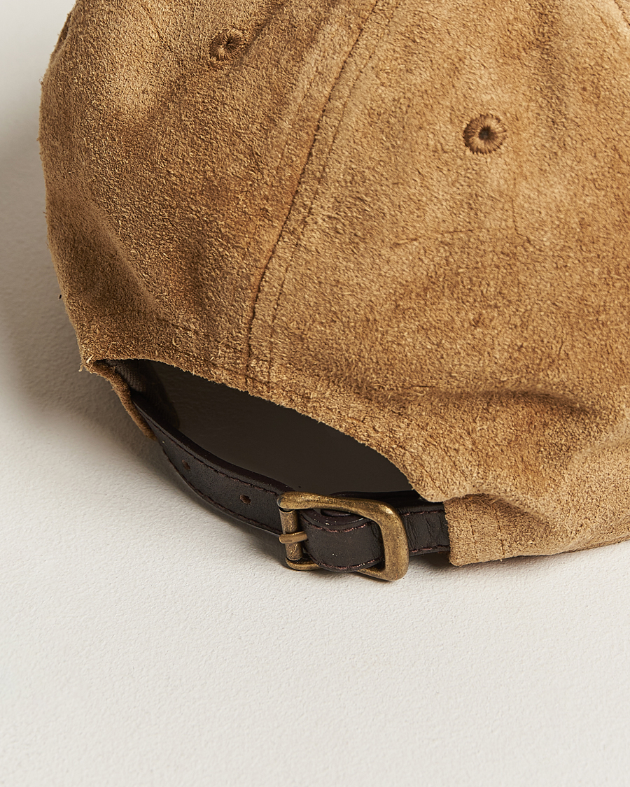Herre | RRL Rough Out Baseball Cap Brown | RRL | Rough Out Baseball Cap Brown