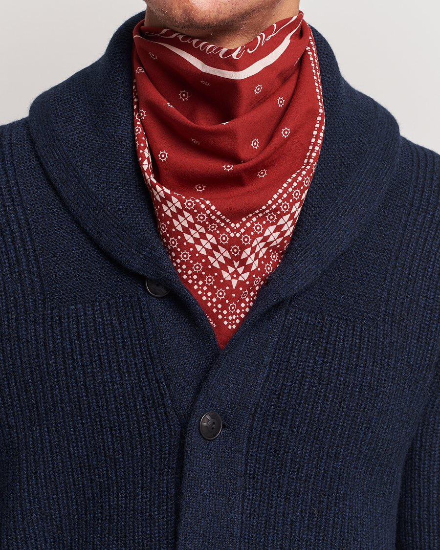 Herre | RRL Benson Printed Bandana Turkey Red | RRL | Benson Printed Bandana Turkey Red
