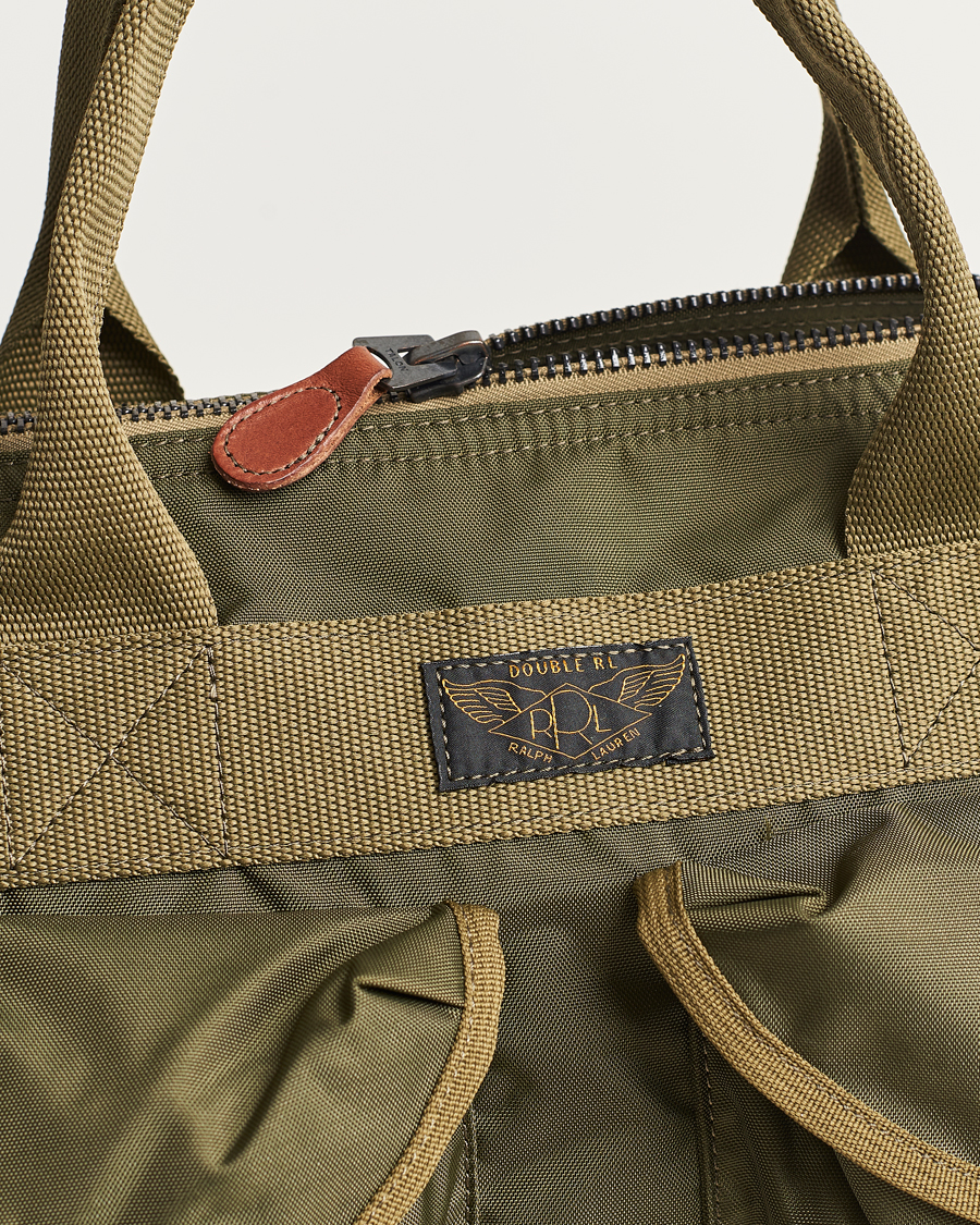 Herre | RRL Nylon Utility Day Tote Olive | RRL | Nylon Utility Day Tote Olive