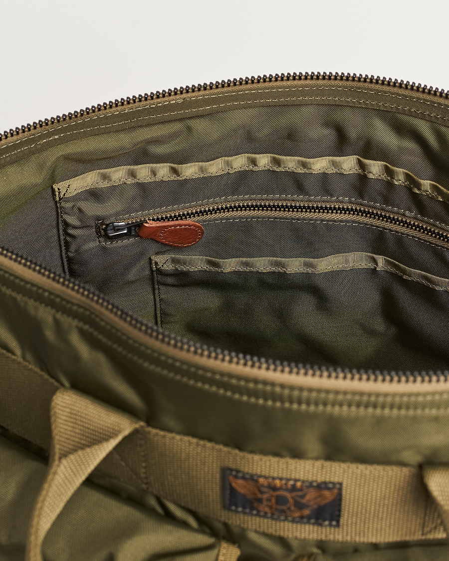 Herre | RRL Nylon Utility Day Tote Olive | RRL | Nylon Utility Day Tote Olive