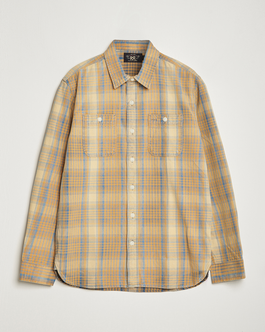 Herre | Skjorter | RRL | Farrell Double Pocket Shirt Yellow Multi