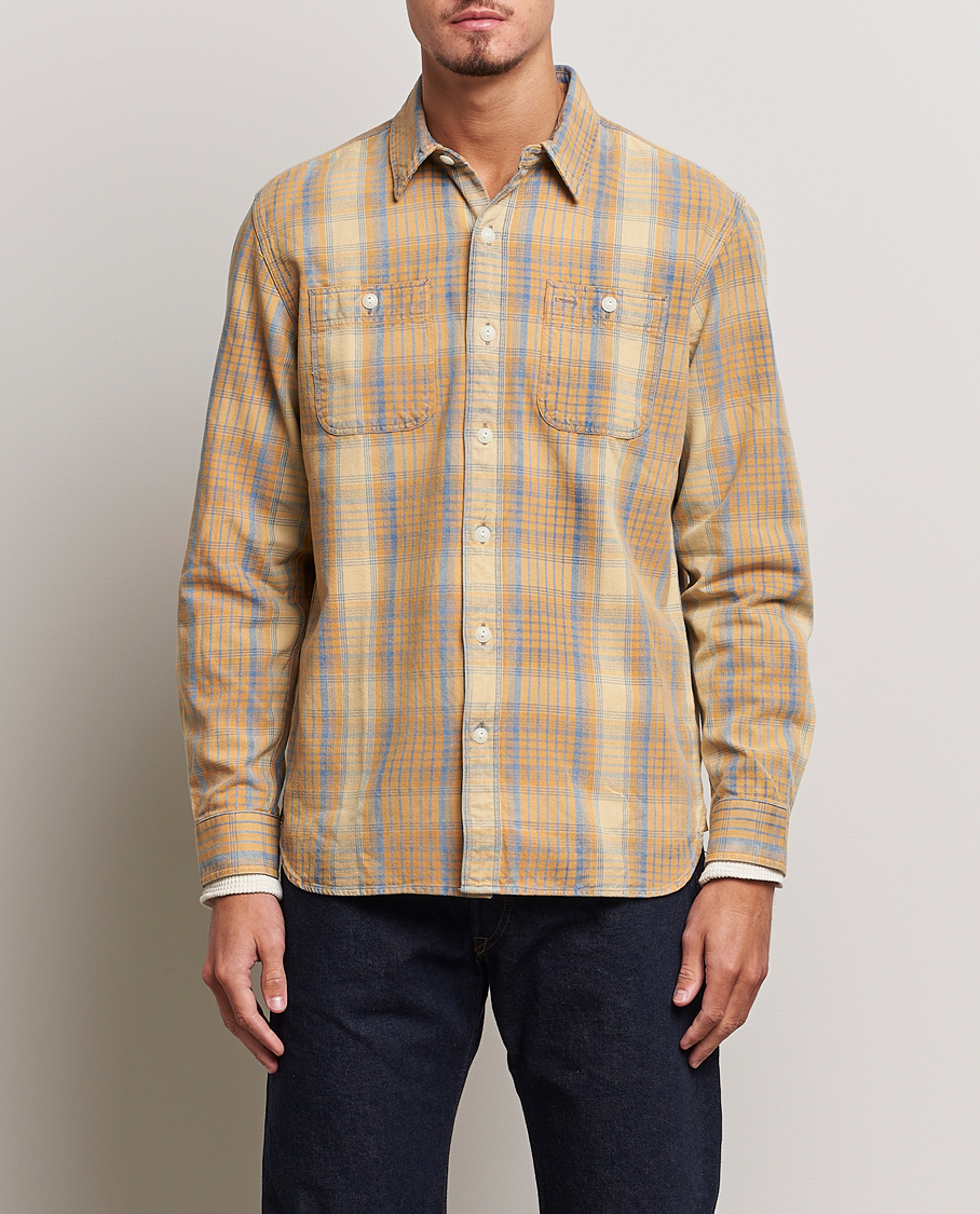 Herre | Skjorter | RRL | Farrell Double Pocket Shirt Yellow Multi