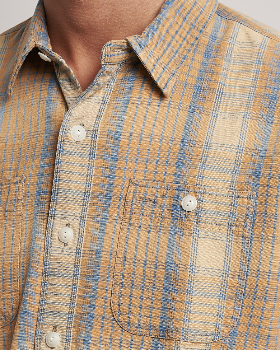 Herre | Skjorter | RRL | Farrell Double Pocket Shirt Yellow Multi