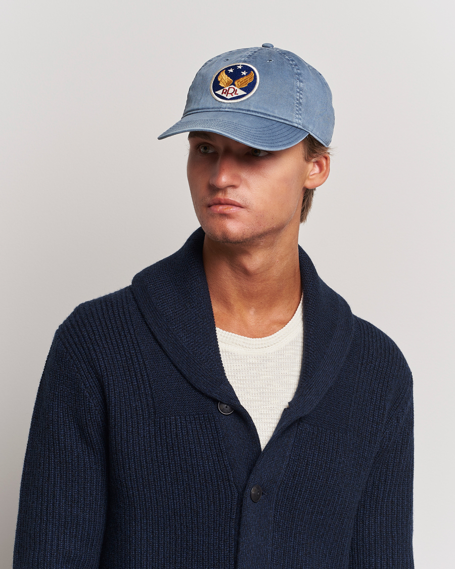 Herre | RRL Garment Dyed Ball Cap Midnight Blue | RRL | Garment Dyed Ball Cap Midnight Blue
