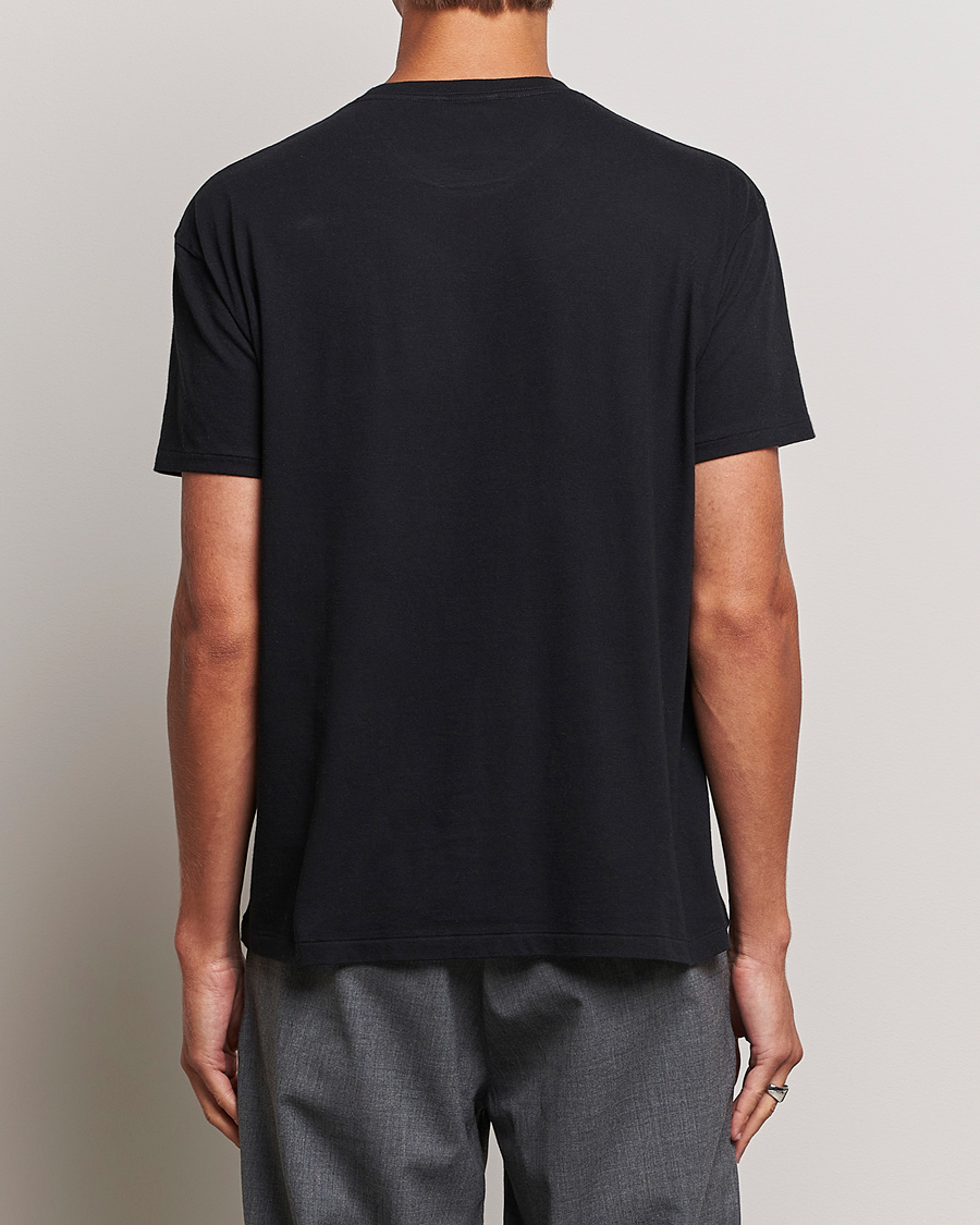 Herre | T-Shirts | Auralee | Seamless Crew Neck T-Shirt Black