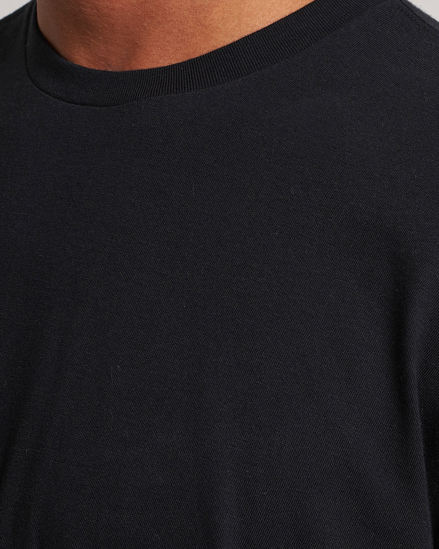 Herre | T-Shirts | Auralee | Seamless Crew Neck T-Shirt Black