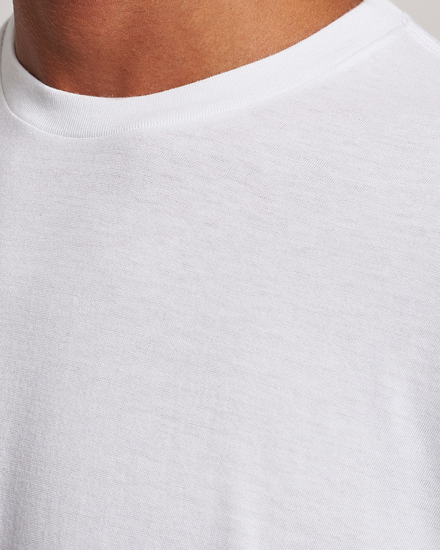 Herre | T-Shirts | Auralee | Seamless Crew Neck T-Shirt White