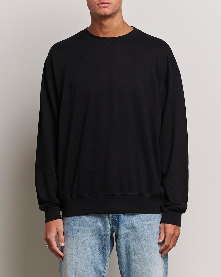 Herre |  | Auralee | High Gauge Sweatshirt Black